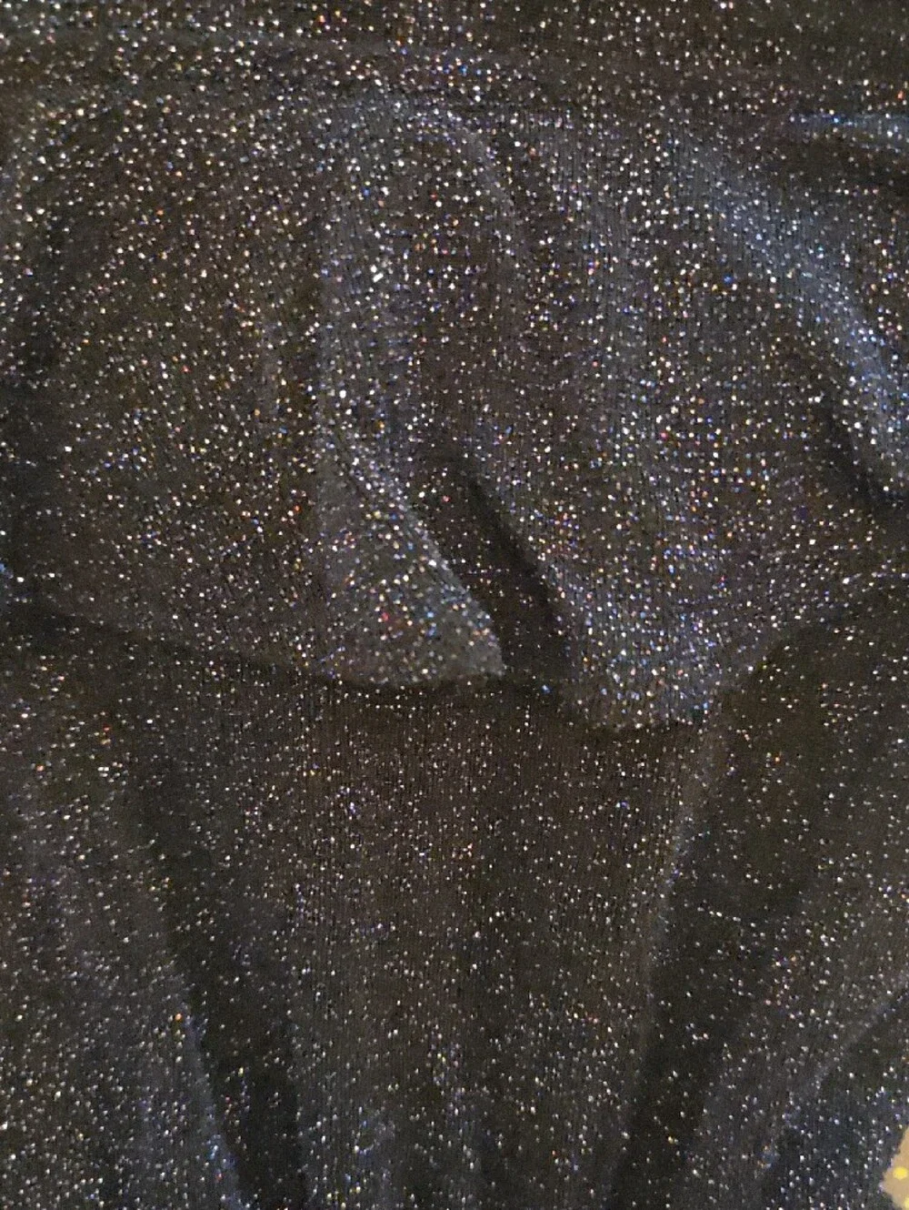 Justice Dark Blue Glitter Cold-Shoulder Sparkle Jumpsuit